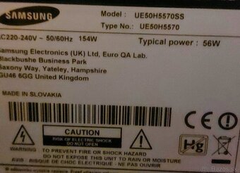 Samsung UE50H5570SS Smart na diely - 10