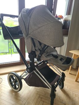 Výborný stav Cybex Priam 3v1 - vajíčko/vanička/športiak - 10