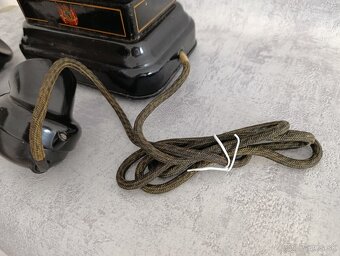 Velmi starý dánský telefon Jydsk z pošty z Kodaně. - 10