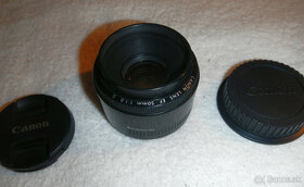 Predám portrétový objektív CANON LENS EF 50mm F1.8 II - 10