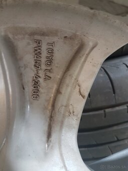 17''orig.Toyota zimné kolesa5x114R17ET 35 Bridgestone225/6 - 10
