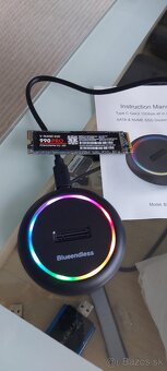 Dokovacia stanica pre SSD M.2 PCIE/NVMe,M.2 SATA III-NEW - 10