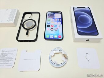 APPLE IPHONE 12 64GB BLACK,BATERKA 100% - 10