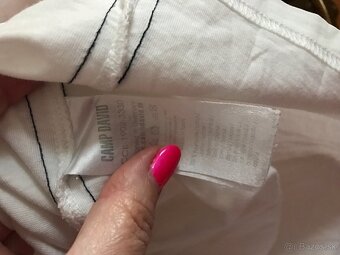CAMP DAVID originál white pánske tricko XL - 10
