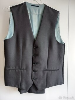 Pánsky oblek Slim fit ( úzkeho strihu)značka Next - 10