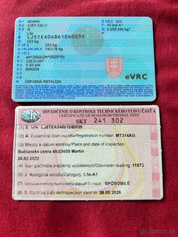 Predám lacno skúter Adams 125 automat. - 10