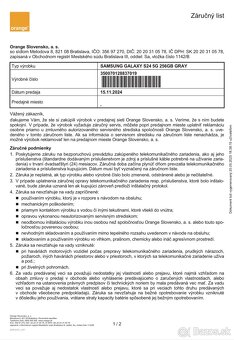 Predám Samsung Galaxy S24 8GB Rám 256GB Silver Bežné známky - 10