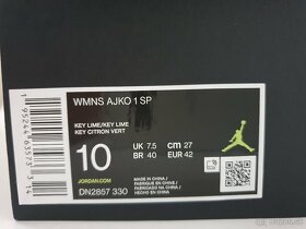 Nike Jordan 1 Retro Ajko Billie Eilish Ghost Green WMNS - 10
