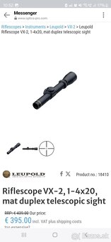 Puškohlad Leupold 1x4 Vari-X IIc - 10