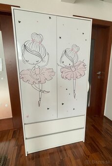Predám skriňu, posteľ a komodu Ballerina - 10
