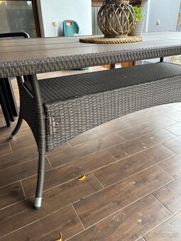 Stoličky keter a stôl z JYSK, zájradný nábytok - 10