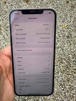 iPhone 12 pro max 512GB - baterie 100% - 10