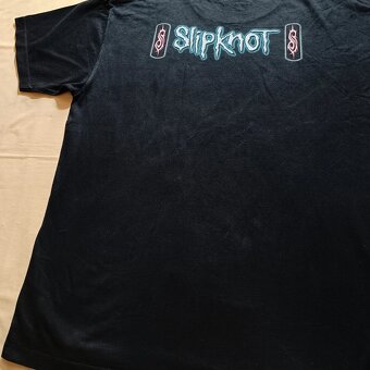 Slipknot čierne tričko s potlačou rock metal deathmetal XL - 10