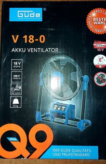 Akú ventilátor - 10