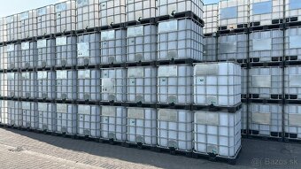 LACNÉ potravinárske IBC kontajnery 1000l biele aj čierne - 10