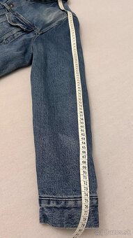 Pánska džínsová zateplená bunda LEVIS - veľkosť M - 10