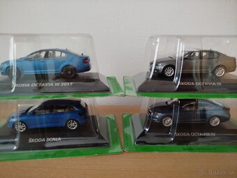 Predám modely škoda 1:43. cena za kus. - 10