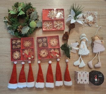 Vianoční škriatkovia,anjelikovia,háčkované ozdoby,pohľadnice - 10