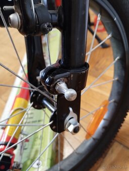 Btwin Robot 500 (16 kolesá) + Trailgator + košík Decathlon - 10