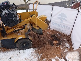 Frézovanie pňov, spiľovanie stromov - 10