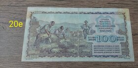 Srbske bankovky 1 - 10