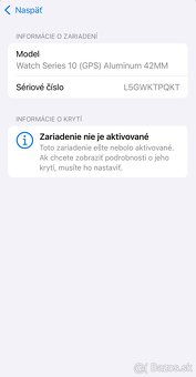 Apple Watch 10 42mm Rose gold - rok záruka, nepoužité - 10