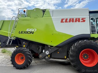 Sklízecí mlátička Claas Lexion 660, žací lišta V750, rok výr - 10