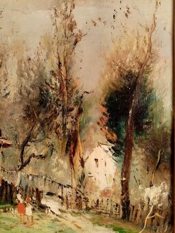 profesor Vojtech Doležil - olejomaľba (obraz) + kniha - 10