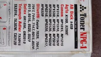 Tonery CANON, MINOLTA, OKI - 10