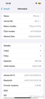 🎄iPhone 15 Pro - 256GB , 90% , TOP stav - 10