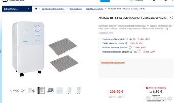 Noaton DF 4114 – 2v1 odvlhčovač a čistička vzduchu - 10