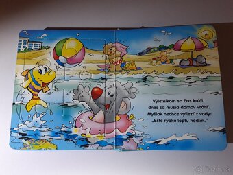 Pekné knižky s puzzle - 8ks - 10