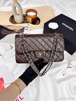 Elegantná dámska kabelka v štýle Chocolate Silver - 10