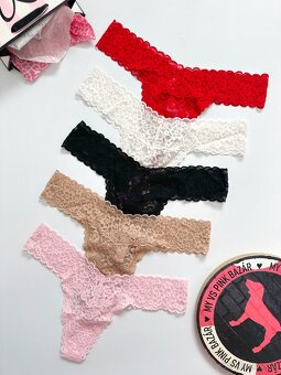 Victoria’s Secret PINK tanga nohavičky M - 10