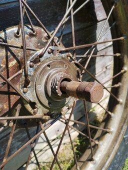 Bicykel na wehrmacht motocykel DKV 350 nd v pieskovej farbe - 10