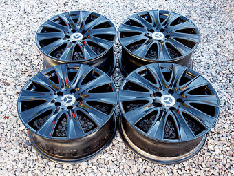 18" Alu kola = 5x112 = MERCEDES S-CLASS = W222 - ČERNÉ - 10