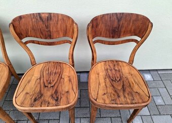 Luxusní prvorepublikové židle THONET - ART Deco - 10