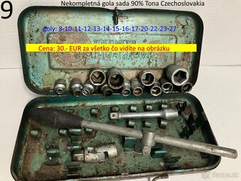 Rôzne náradie - klúče - vrtáky - nožnice - 10