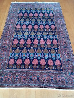 ⭐Investičný perzský hodvábny koberec Keshan 192x120 cm⭐ - 10