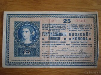 25 korún z roku 1918 - 10