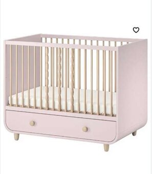 Postieľka IKEA myllra ružová - 10