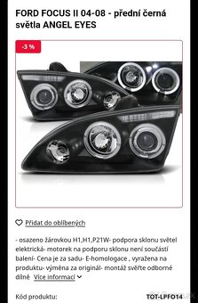 Svetlá ford focus mk2 (2004-2008) - 10