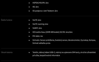 Predám nový nerozbalený HONOR 400 Lite 5G 8 GB / 256 GB - 10