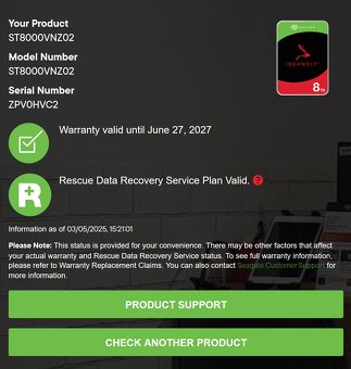 NAS Synology DS418 + 32TB (4x8TB) HDD - 10