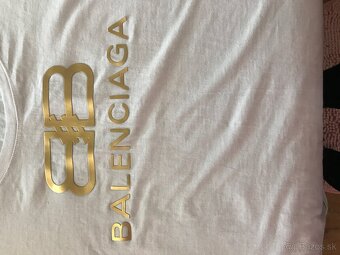 BALENCIAGA gold damske tricko M/L - 10