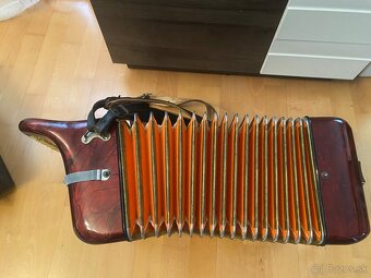 Heligonka Hohner Club lllM CF 3hlas + registre + kufor - 10