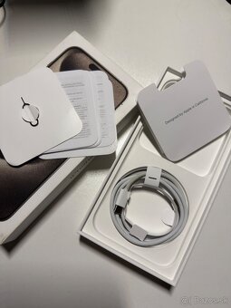 Predám iPhone 15 Pro Max 256 GB Natural Titanium - Top Stav - 10