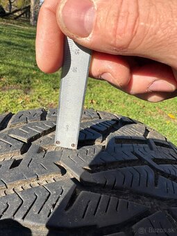 Plechové disky R15 s gumami Kormoránov Snow 185/60R15 - 10