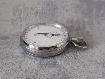 Velmi staré vojenské švýcarské stopky mikrograph Heuer - 10