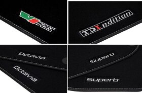 Luxusní celoroční Autokoberečky s podkladem hrubé gumy - 10